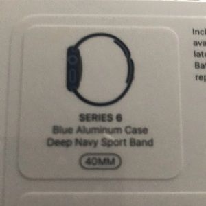 40mm Deep Navy Blue Apple Watch